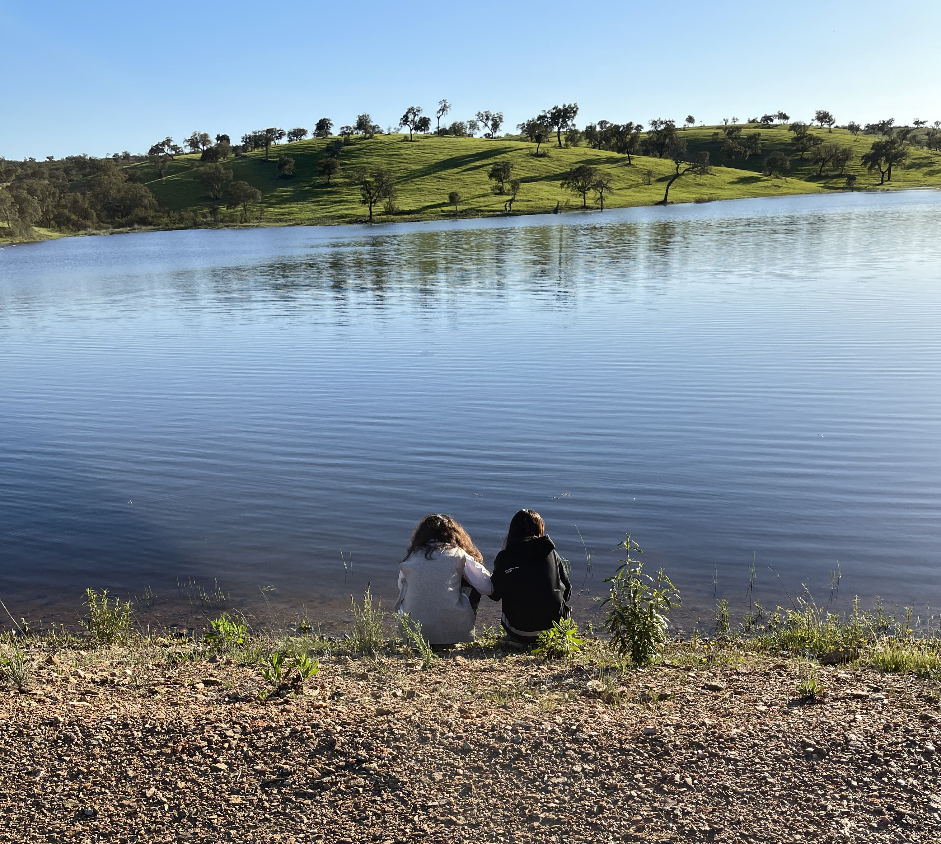 pesca no lago